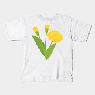 Cute Colorful Dandelion Kids T-Shirt